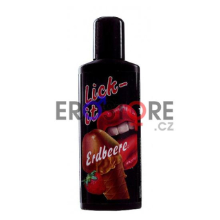 Jedlý lubrikační gel Lick-it 50 ml - jahody