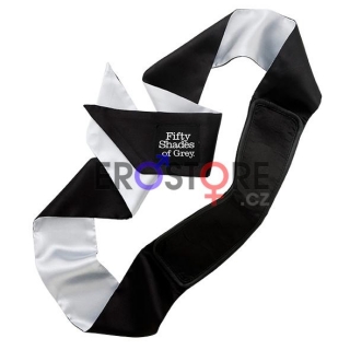 50 Shades of Grey saténová páska na oči - Satin Deluxe Blindfold